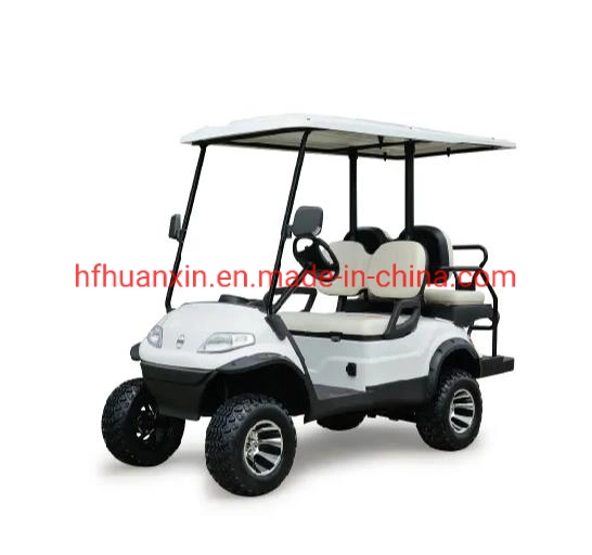 Electric Golf Car with Blue Colors and Bluetooth Audio