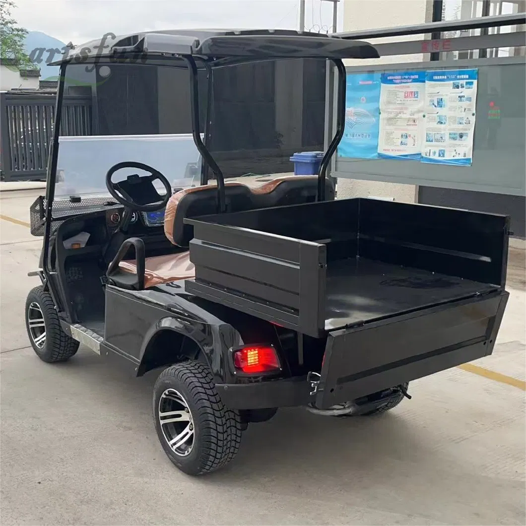 2 Seats Utility Golf Carts 72V Electric Turf Utility Vehicle for Sale