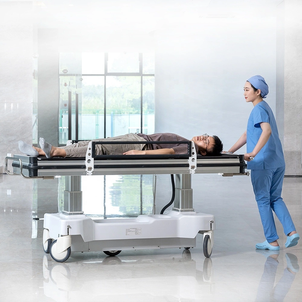 Factory Directly Hot Sales Luxury Operation Room Used Patient Transfer Stretcher Adjustable Connecting Trolley