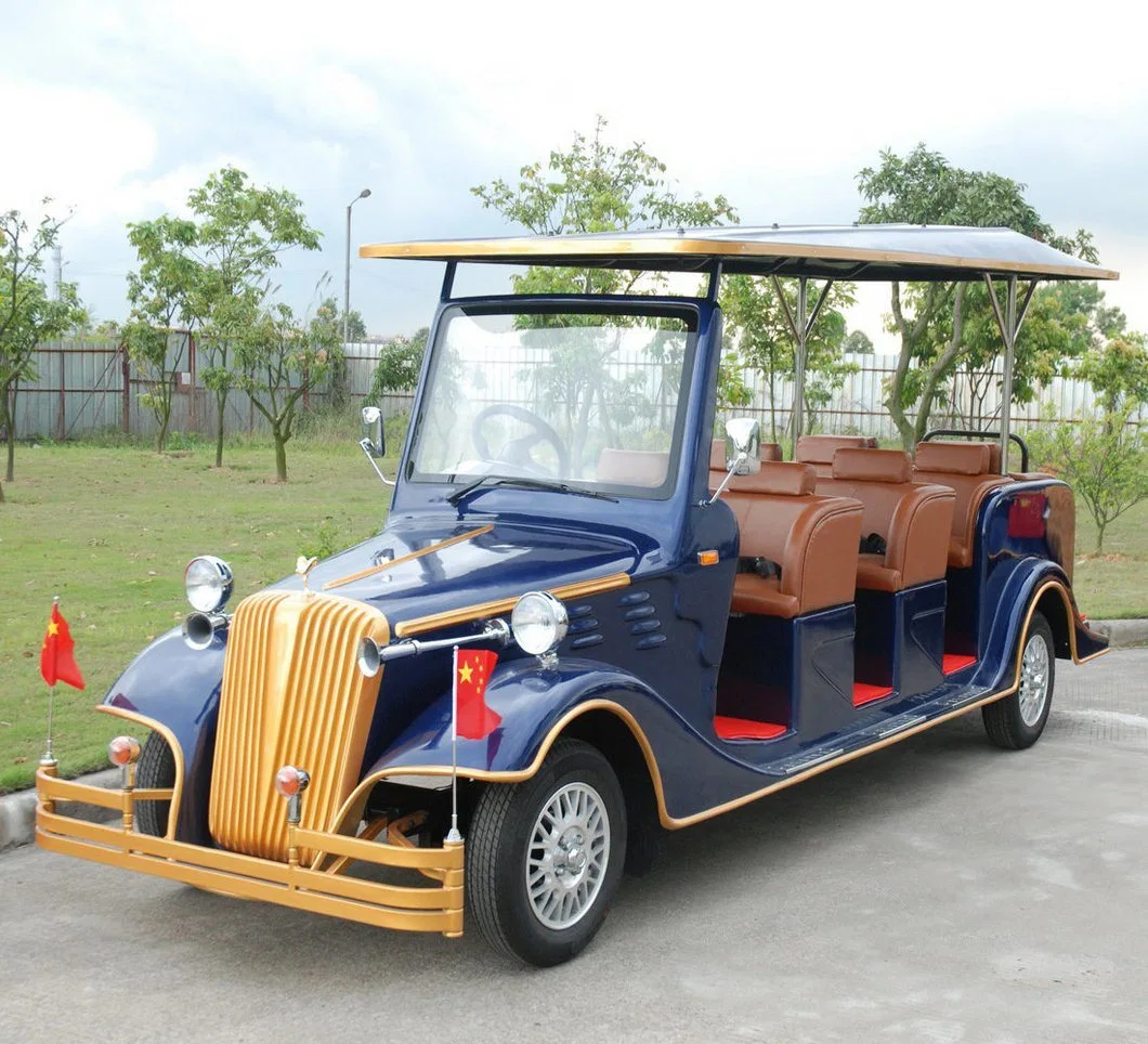 Sightseeing Vintage Street Legal Classic 8 Seater Electric Car for Sale