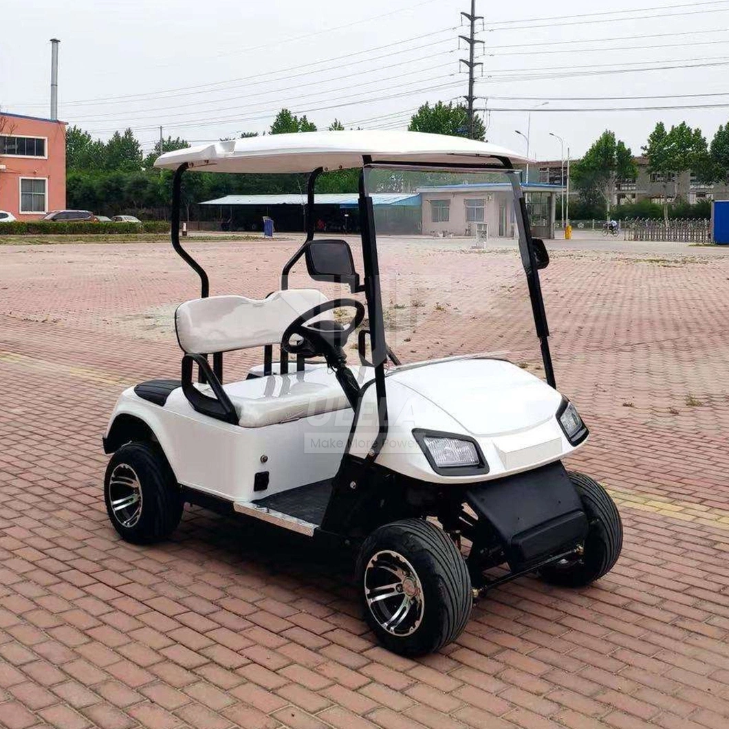 Ulela Aetric Golf Cart Manufacturer 90-120km Max Driving Range Electric Farm Golf Cart China 2 Seater 2 Person Electric Golf Cart