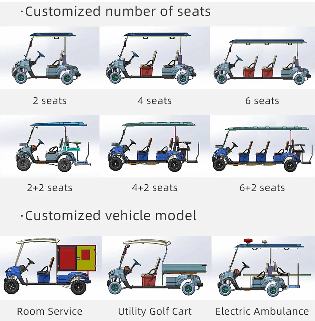 Golf Cart 6 Seater Good Price Lsv Whole Sale