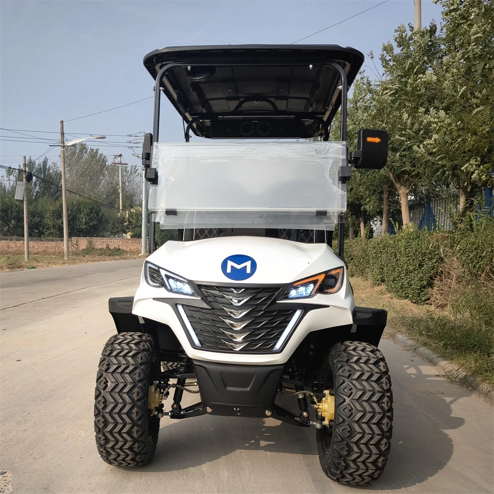 CE Approved Lithium Battery Cheap Club Golf Car Adults Scooter Solar Panels 48V 60V 72V 5kw 7kw 2 4 6seat Electric Golf Cart