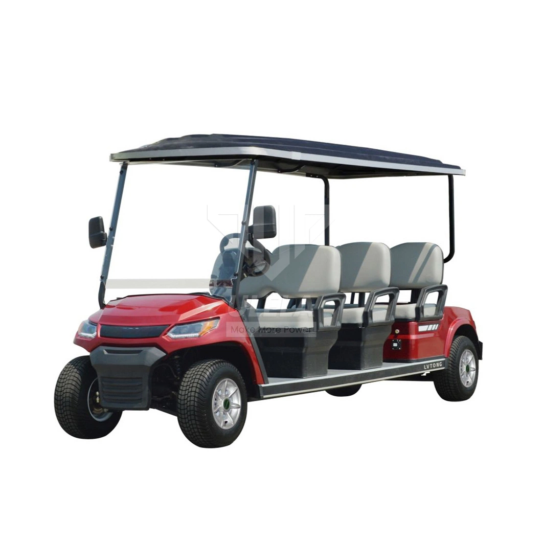 Ulela Aetric Golf Cart Manufacturer 30% Max Driving Slope Golf Cart 8 Inch Wheels China 6 Seater Electric 6 Person Golf Cart
