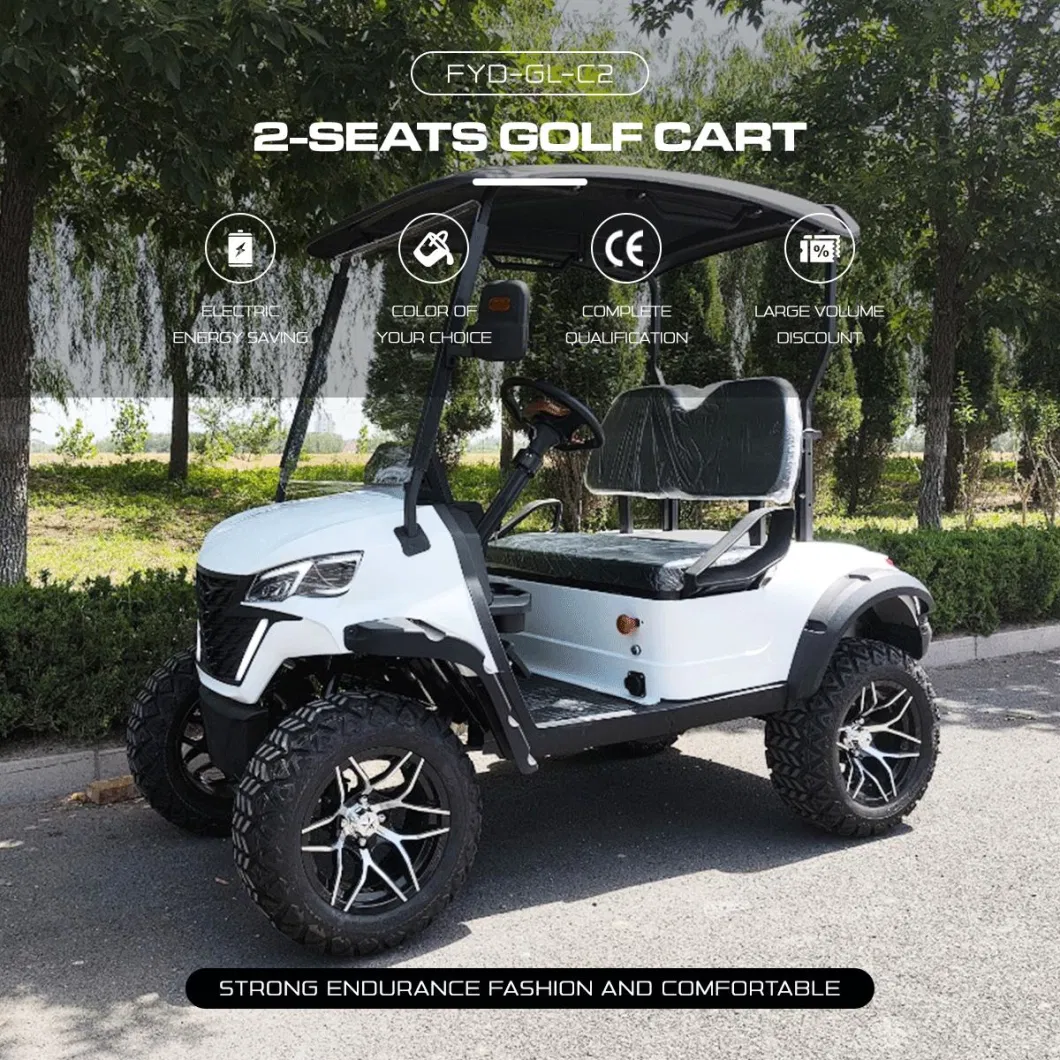 Custom Golf Car Bodies Small 2 Seater Lithium Mini Electric Modified Golf Carts for Sale