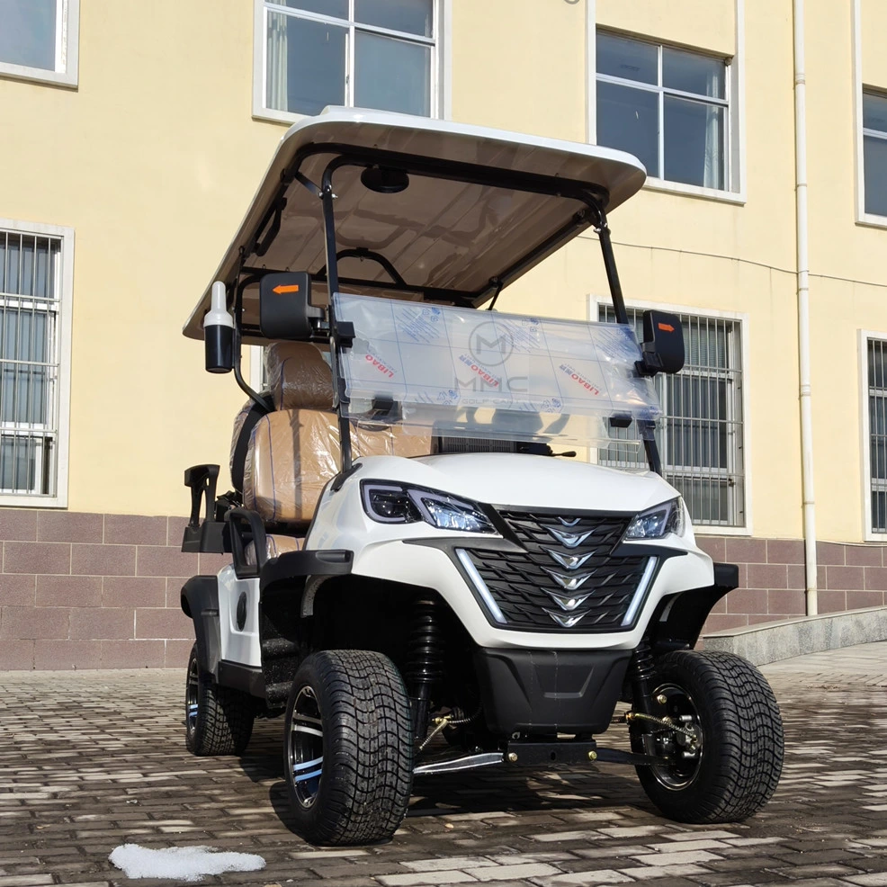 CE Approved Electric Sightseeing Scooter 4 Wheel Golf Car Vehicle Lithium Battery Electric Golf Cart 2 4 6 Seat