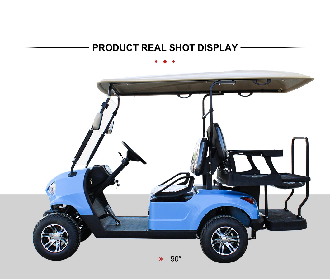 New 4 Seats Wh2020ksz-2+2 China Factory Custom Club Car Battery Operated Golf Cart Electric Golf Buggy