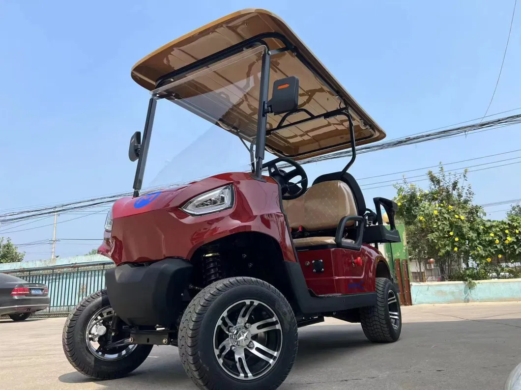 Electric Sightseeing Bus CE Approved 2 Seaters Electric Golf Cart Electric Vehicle MMC Brand Appearance Beautiful Golf Cart