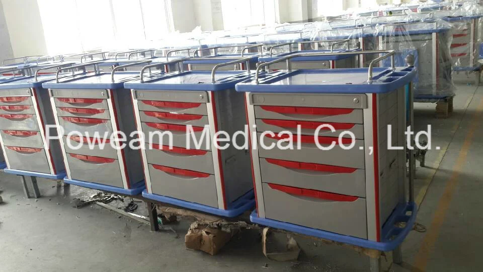 Emergency Trolley Medication Dressing Crash Cart