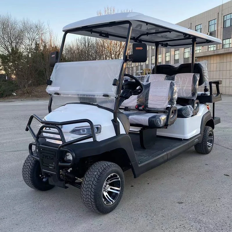 Legal Driving Electric Golf Buggy Golf Carts Electric 6 Seater Golf Cart with Doors Cheap Mini 4 Wheel 4 Seater 6 Seater Sightseeing Cart Club