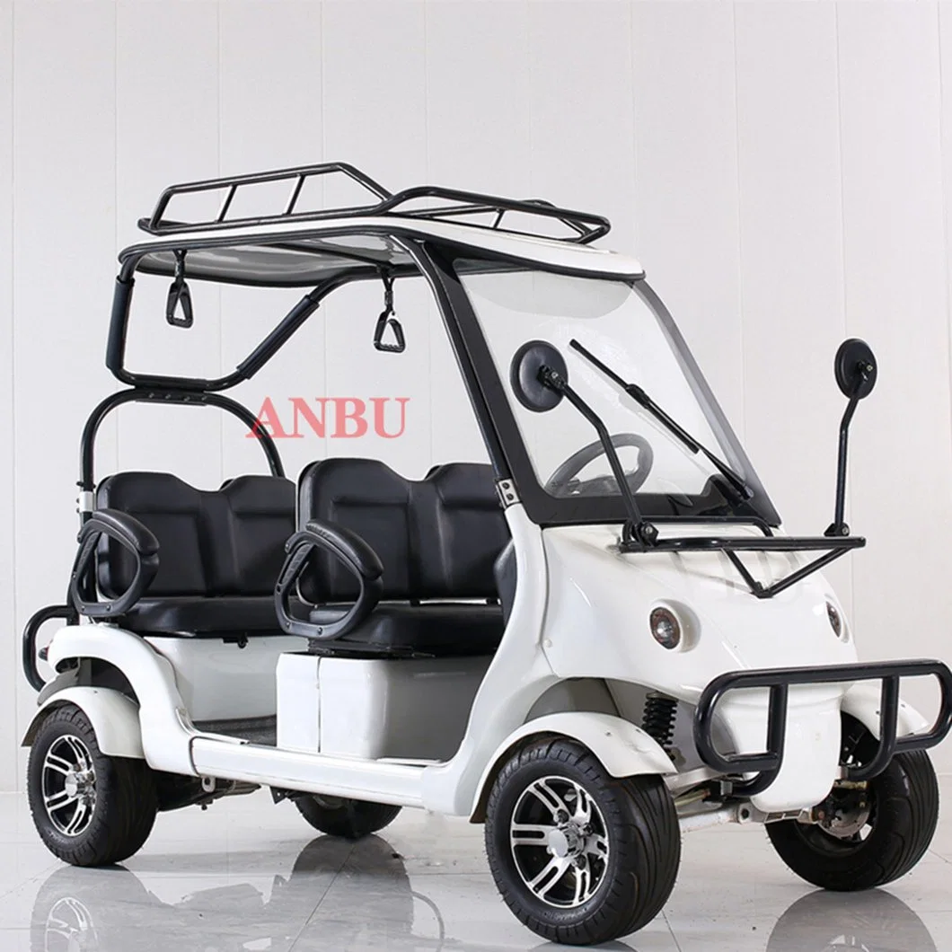 Four-Wheelfour Seat Electric Golf Car Sightseeing Car 2500W Motor