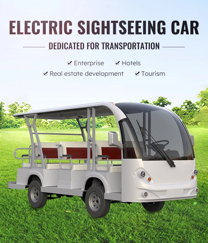 11 Seats Scenic Area Electric Car 72V Multifunctional Tourist Vehicle