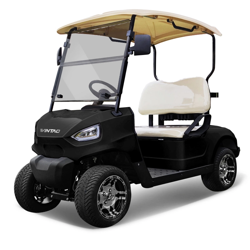 2 Seater 110ah 72V Street Legal Enclosed Golf Cart with DOT Approved