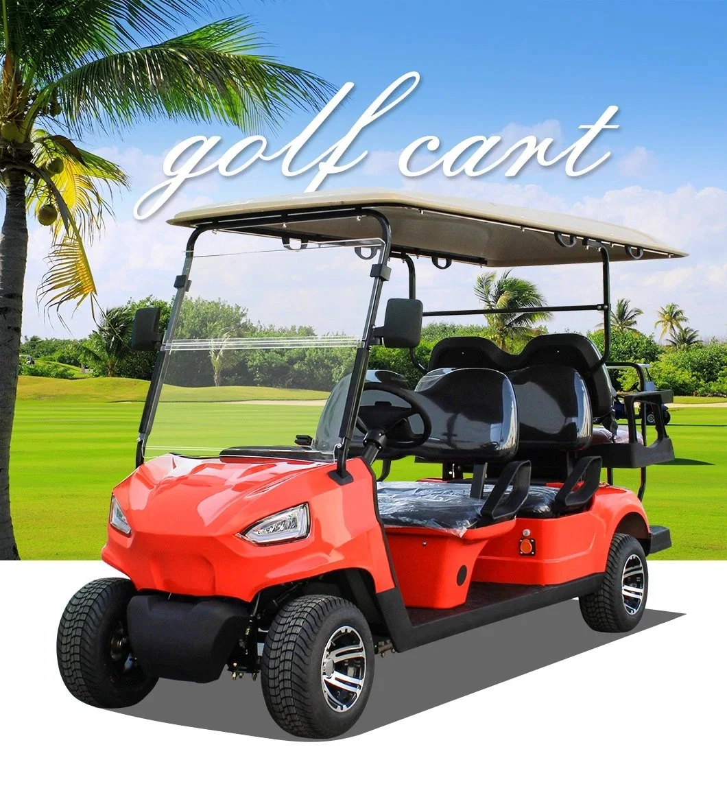 Banpo Automatic Parking 2+2 Seater Solar Panels Electric Golf Cart