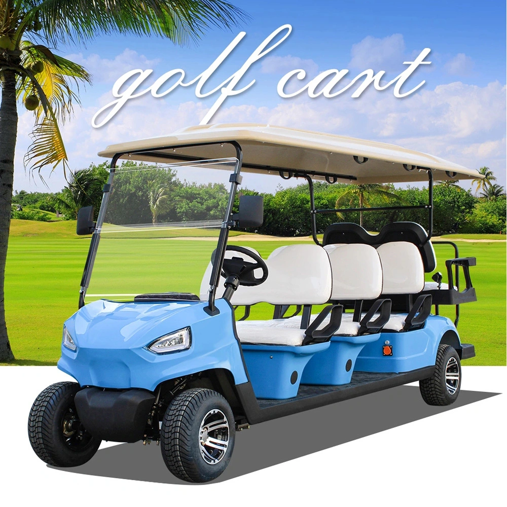 8 Passenger Tourist Car Golf Car for Fun Sightseeing Tour Resort School Hotel Course Electric Golf Cart