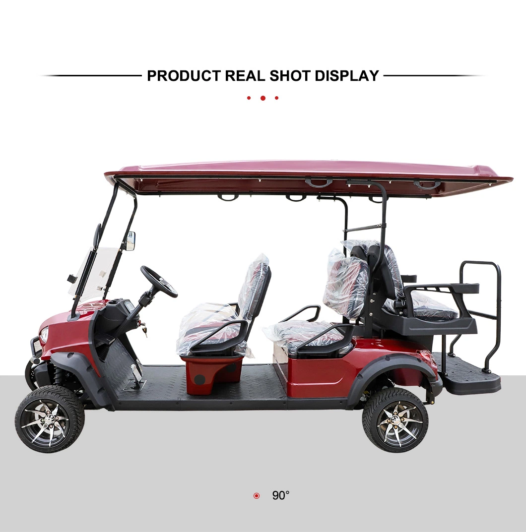 Sale 6 Seater Electric Sightseeing Electric Bus Golf Cart Car Street Legal Golf Buggy New Energy Utility Vehicle