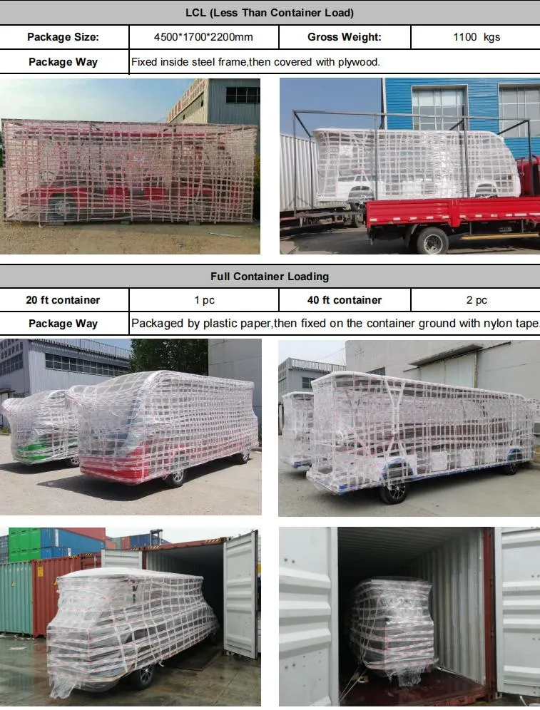 Qingdao Supplier Tourist Bus Hot Sale 14 Seat Electric Mini Sightseeing Bus Electric Vehicle with Doors