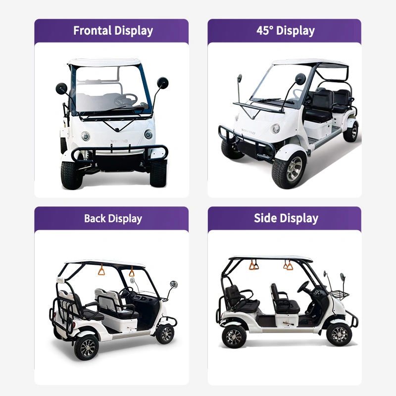 New Arrival 4 Seater Elevated Golf Cart Custom High Quality Golf Cart