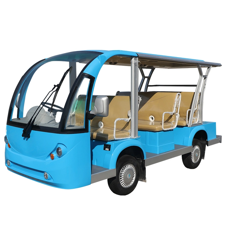 14 Seats Electric Sightseeing Bus Tourist Shuttle Car