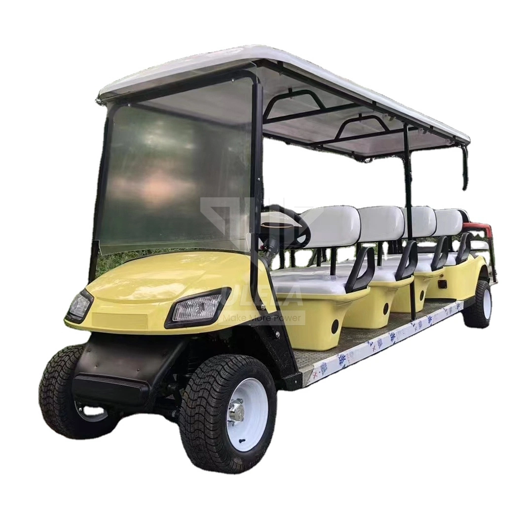 Ulela Advanced EV Golf Cart Dealers 4.5kw/5kw Power Golf Cart 4 Wheel Drive China 10 Seater Fancy Golf Carts