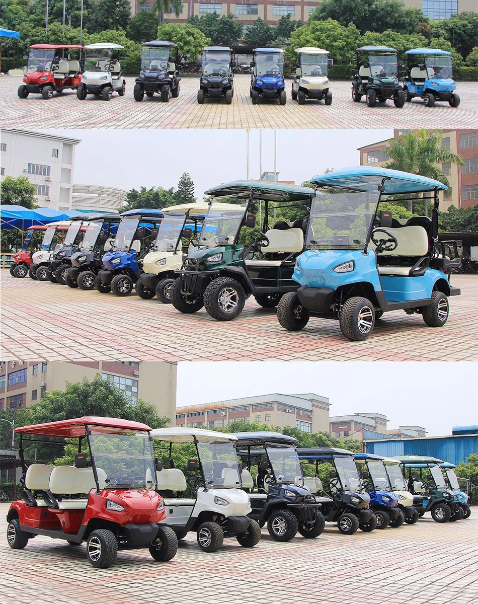 2023 Chinese New 4000W Motor 48V 4 Wheel 4 Seater Golf Carts Electric Golf Kart