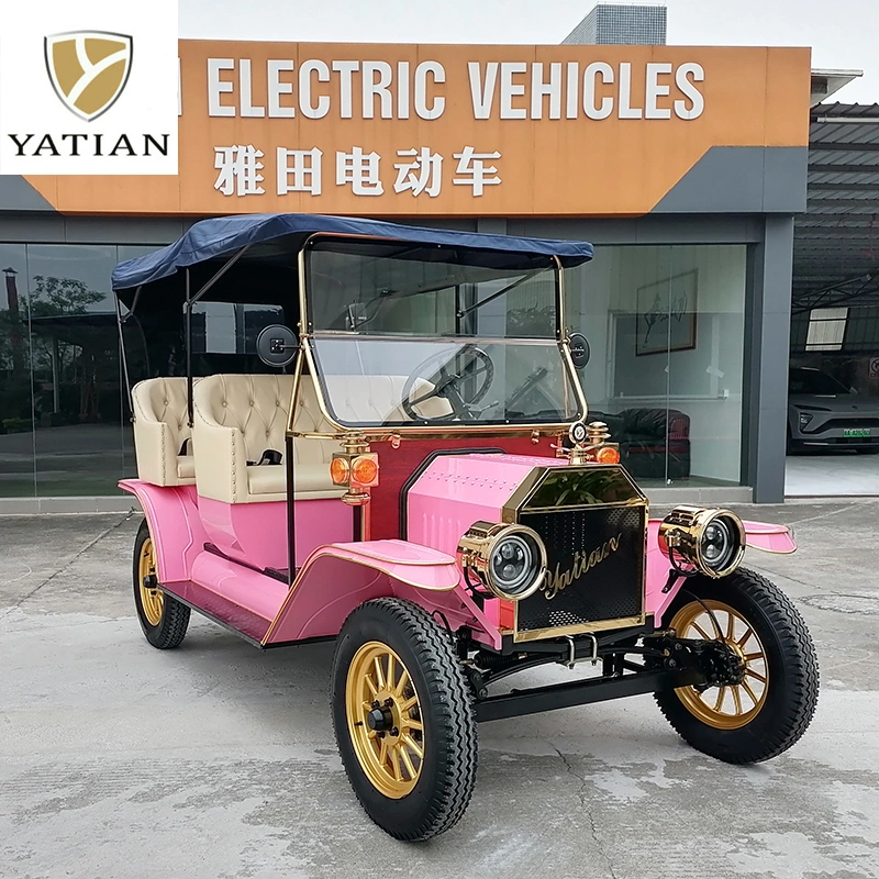 Electric Classic Golf Road Street Legal 5 Seats Oldtimer Antique Classic Golf Cart for VIP
