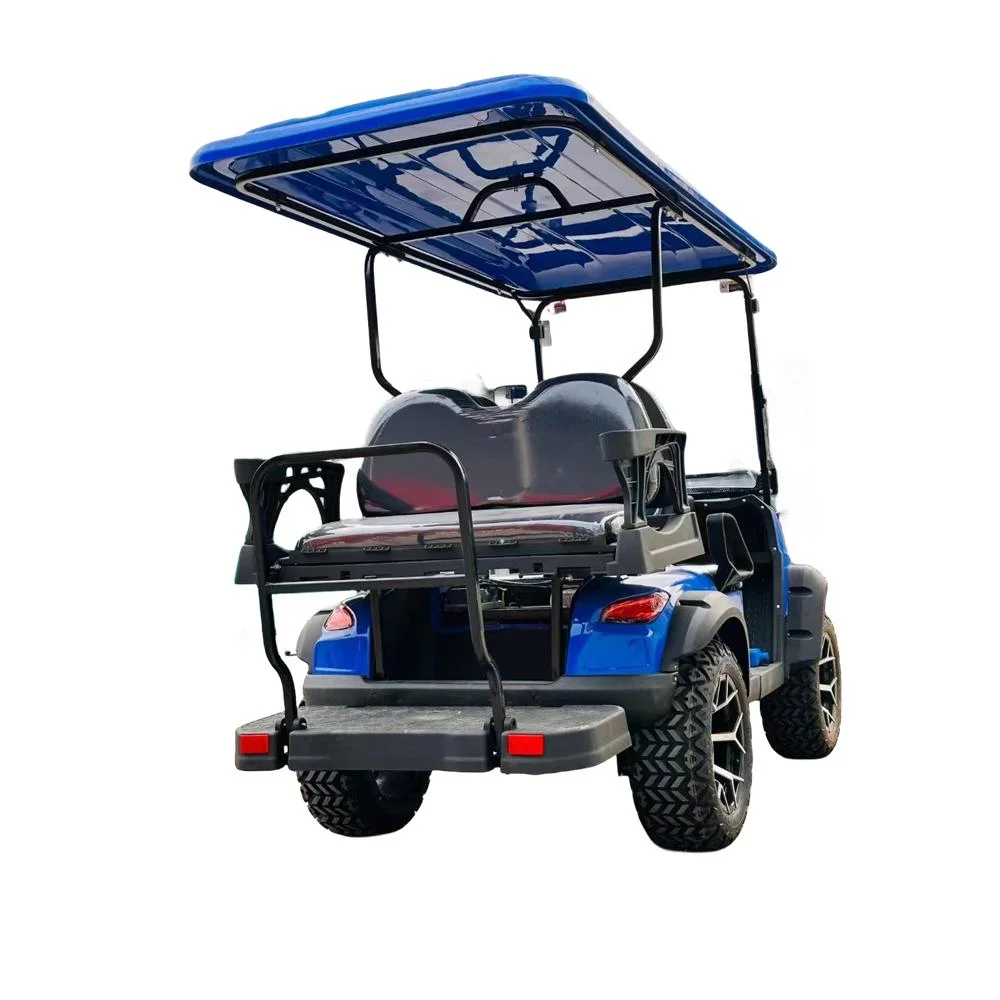 Professional Smart Chinese New Energy Luxury 4 Seater Club Car Golf Cart for Hotels with Clear Windshield