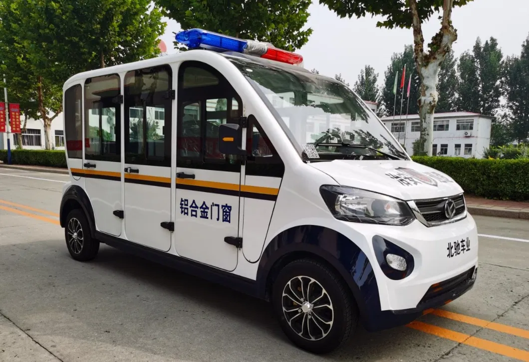 Police Style Patrol Car 4 Seats 5 Seats 8 Seats Closed Electric Patrol Car