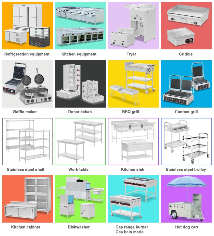 Stainless Steel Trolley Utility Removable Dining Service Cart