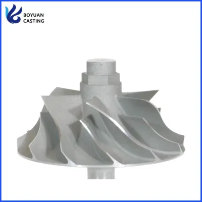  Aluminium Alloy Plaster Model Casting Turbocharger Compressor Wheel