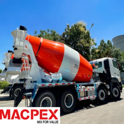 China Truck Concrete Transit Mixer Sino Truck Sitrack for 6m3 8m3 10m3 12m3 Shacman Hino
