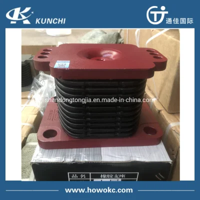 China Sinotruk HOWO Truck Spare Parts Rubber Support Az9725520278 Rubber Seat