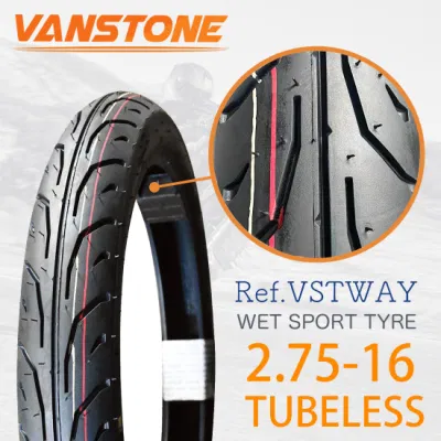 Motorcycle Tyre off Road 2.75-16 Tubeless Tire Vanstone Tyre Honda Motorbike Tyre 275-16