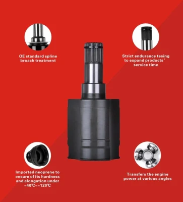 Gjf Manufacturer Auto Parts CV Axle Drive Shaft Inner Outer CV Joint for Toyota Honda Nissan Mazda Hyundai Mitsubishi KIA Subaru