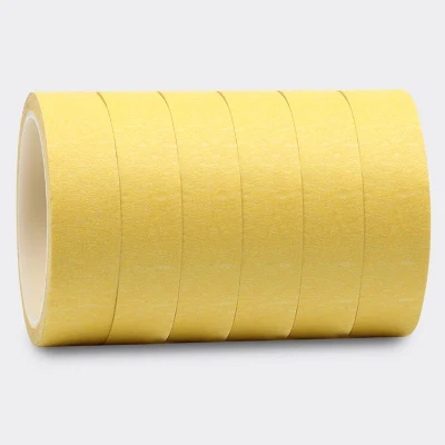 Waterproof High Temperature Clean Removal Automotive Painting Masking Paper Tape