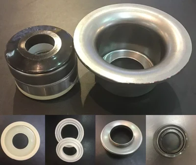 Chinese Factory Conveyor Roller Steel Pipe Parts Shaft Bearing Stand Metal Housing