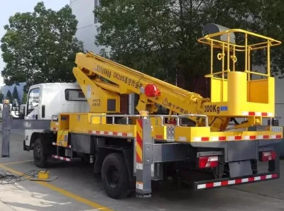 China Jmc 19 21 22 Meters Telescopic Boom Working Truck, Man Lifting Truck