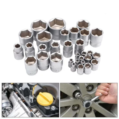 DNT Chinese Supplier Automotive Tools 108 PCS 1/4 and 1/2 Inch Ratchet Socket Wrench Kit and Screwdriver Tool Kit for Car Repair