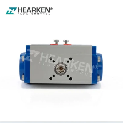 China Spring Return Single Acting Aluminum Air Pneumatic Actuator for Ball Valve Butterfly Valve