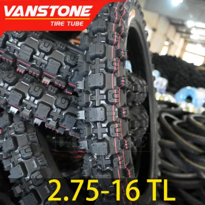 Motorcycle Tyre 2.75-16 Tubeless Tire Vanstone off Road Tyre Honda Motorbike Tyre