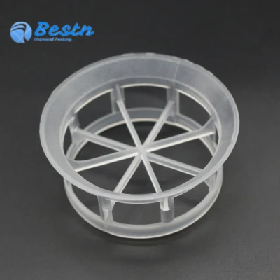 Acid Resistance PP PVC CPVC Plastic Tower Packing Cascade Mini Ring for Scrubber Tower 25mm, 38mm, 50mm, 76mm