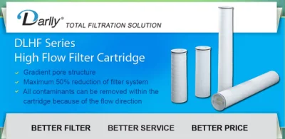 Darlly Manufacturer High Flow Water Filter Cartridge for Industrial Water Treatment