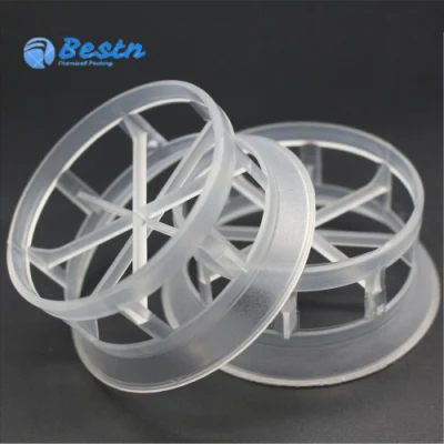 Acid Resistance PP PVC CPVC Plastic Tower Packing Cascade Mini Ring for Scrubber Tower 25mm, 38mm, 50mm, 76mm