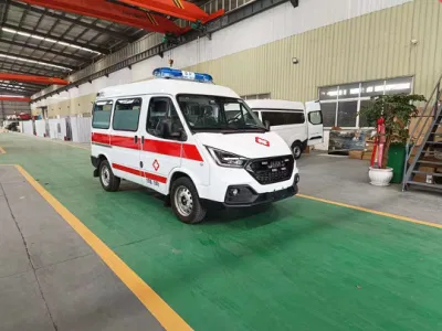 China Manufacture Jmc 4X2 Patient Transfer Ambulance Negative Pressure Ambulance for Patients Delivery and Treatment