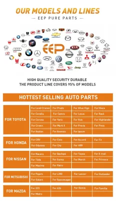 Eep Factory Auto Parts Front Rear Brake Pad for Toyota Honda Nissan Mitsubishi Mazda Hyundai KIA Subaru Brake Shoe Brake Disc