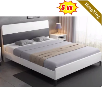 Newly Design Hot Sell Modern Wooden Home Hotel Bedroom Furniture Double King Size Bed