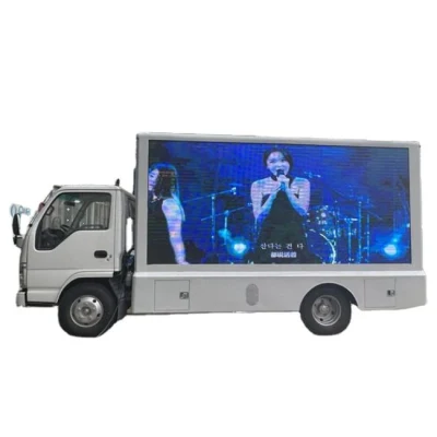 2023 New Model 1suzu Mobile LED Display Truck with Screen Sliding up Used Cars Special Vehicle Made in China