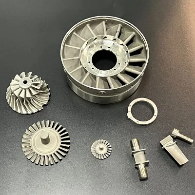 CNC Titanium Alloy Electronics Communications Turbo Turbine Investment Casting Turbocharger Compressor Wheel Shaft Manufacturers