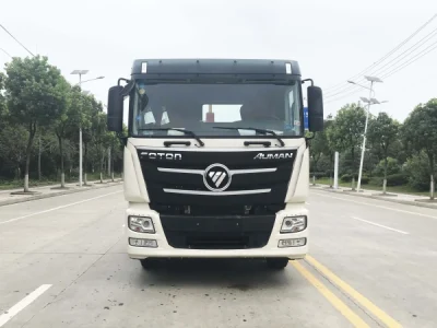 China Factory Foton Auman Heavy Duty Used 20ton Hook Lift Swap Loader Refuse Truck 20ton Roll off Garbage Collection Truck Price