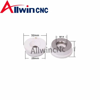 Laser Ceramic Ring Dia28/24.5/32mm Repalcement for Laser Cutter Head Nozzle Holder M8 M11 M20